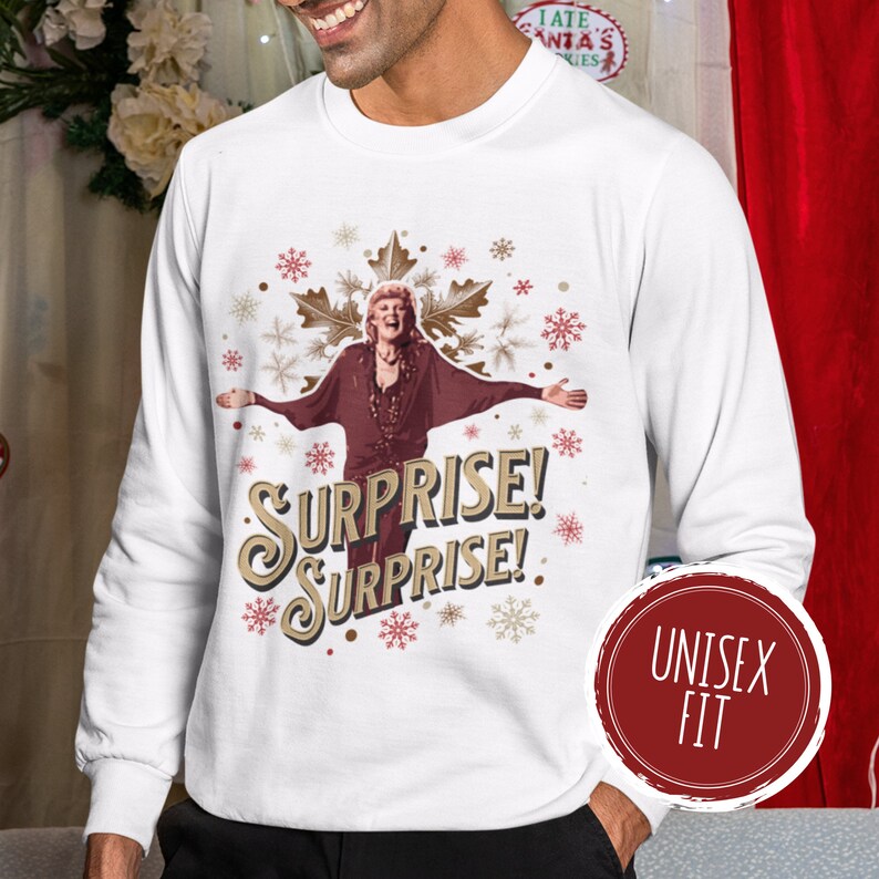 Surprise Surprise Lady Sweatshirt, Tiktok Funny Viral Meme Shirt