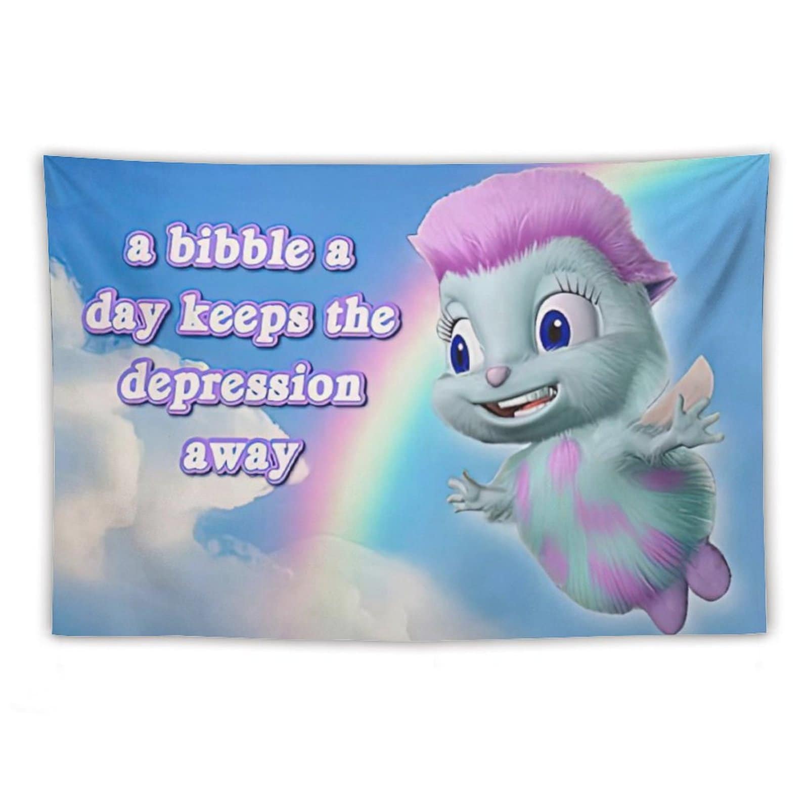 bibble-meme-tapestry-bibble-happiness-funny-tapestries-novelty-etsy