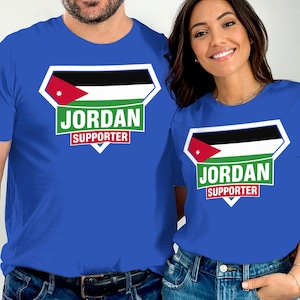 Jordan Supporter T-Shirt: Jordanian Flag Pride Tee
