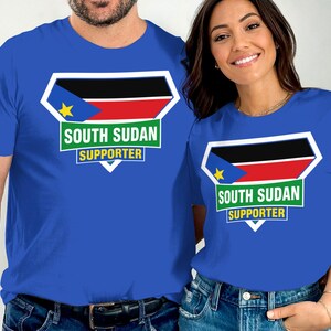 South Sudan Supporter T-Shirt, South Sudan Flag T-Shirt, South Sudan Pride Tee, South Sudan Fan Gift, TShirt for Men and Women