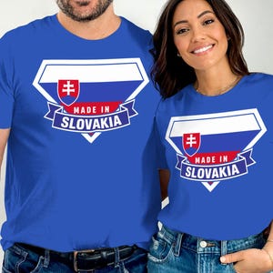 Made In Slovakia T-Shirt, Slovak Flag Tee, Slovakia Pride Shirt, Gift For Slovakian, T shirt for Men, T shirt for Women, Travel T-Shirt