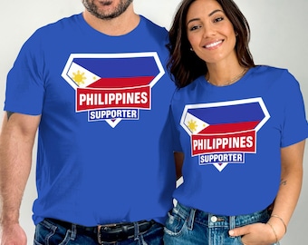 Philippines Supporter T-Shirt, Filipino Pride Tee, Philippines Flag Shirt, Tshirt for Men, Tshirt for Women, Gift Idea, Filipino Roots