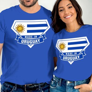 Made in Uruguay T Shirt, Uruguay Flag T-Shirt, Uruguay Pride, Uruguayan Souvenir TShirt for Men, T Shirt for Women, Uruguay Gift