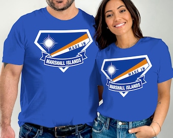Marshall Islands Made In T-Shirt, Island Nation Tee, Patriotic Gift, Travel Souvenir T-Shirt, T shirt for men, T shirt for women, T shirt