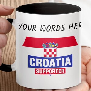 Custom Croatia Flag Mug: Personalized Croatian Pride Gift