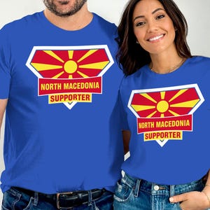 North Macedonia Flag T-Shirt: Macedonian Pride Tee