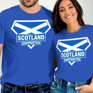 Scotland Supporter T-Shirt, Scottish Flag T-Shirt, Scotland Tshirt for Men, Scotland Tshirt for Women, Scotland Fan Tee, Scotland Gift