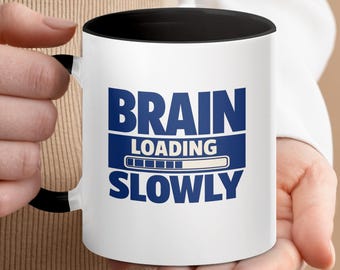 Mug à café se chargeant lentement, programmeur Tech Humour Cup