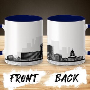 City Skyline Coffee Mug: Modern Urban Design, Architecture Gift