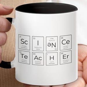 Funny Chemistry Periodic Table Mug, Science Lover&#39;s Coffee Mug, Unique Gift for Chemists, Educational Ceramic Mug, Nerdy Gift Mug