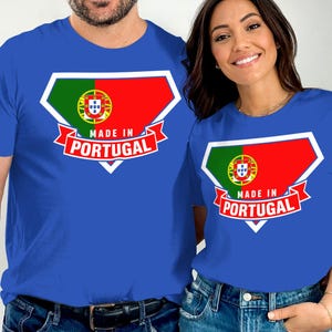 Made in Portugal Flag T Shirt Gift for Portuguese Pride, Portugal Souvenir Tee, Portugal Heritage T Shirt for Men and T Shirt for Women
