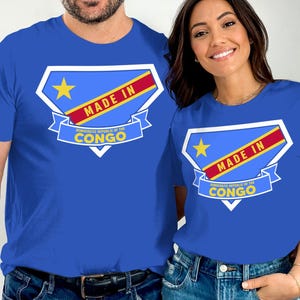 Democratic Republic of Congo T-Shirt, Souvenir Shirt, Made in Congo Gift Idea, Congo Pride Shirt, Tshirt for Men and Women