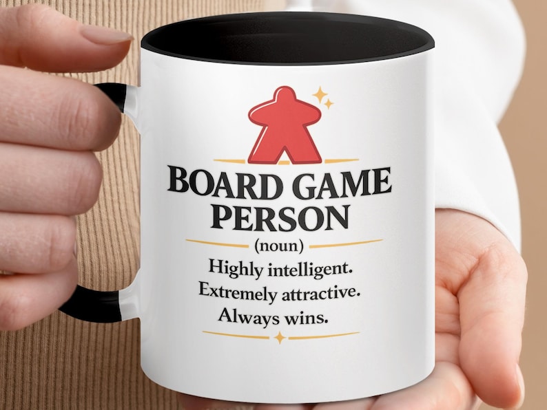 Board Game Person Definition Mug
