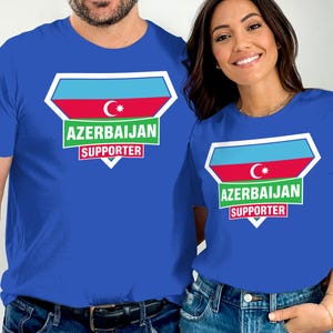 Azerbaijan Flag T-Shirt: Pride Supporter Tee