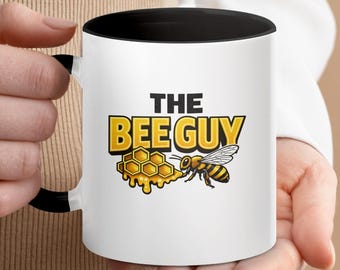 The Bee Guy Mug, Beekeeper Coffee Cup, Honey Bee Lover Drinkware