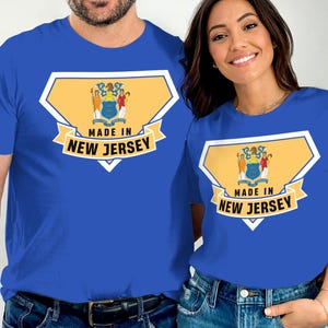 Made in New Jersey T-Shirt: State Pride Souvenir Tee