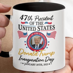 Donald Trump Inauguration Day Souvenir Mug - 47th President