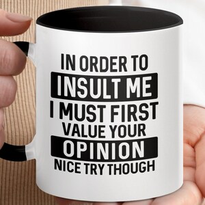 Funny Sarcastic Coffee Mug: Gag Gift for Coworkers