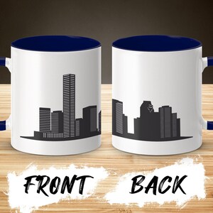 City Skyline Coffee Mug: Urban Design Ceramic Mug