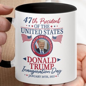 Donald Trump Inauguration Day 2025 Commemorative Mug