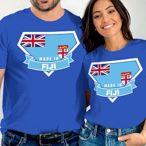 Made in Fiji T-Shirt, Fiji Flag, Fijian Pride Tee, Travel Souvenir, T shirt for men, Tshirt for men, T shirt for women, Tshirt for women