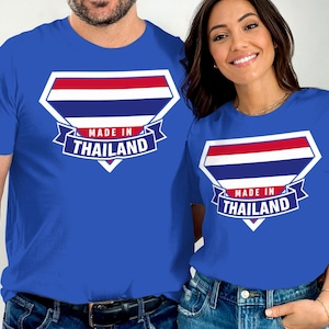 Thai Flag T-Shirt: Thailand Souvenir Tee, Travel Gift