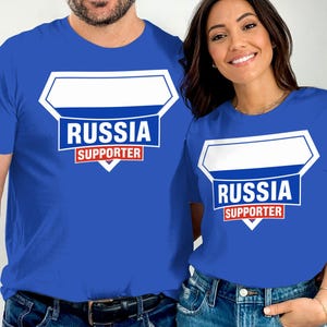Russia Supporter T Shirt, Russia Flag T-Shirts, Soccer Fan Tshirt for Men, Tshirt for Women, Russia Team T Shirts, Russia Fan Gear T-Shirts