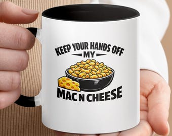 Grappige Mac N Cheese-mok, koffiekopje troostmaaltijd, cadeau kaasliefhebber, humoristische keuken