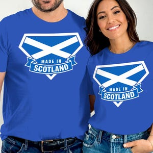 Made in Scotland T Shirt, Scottish Flag Tee, Scotland Souvenir Gift, Scottish Pride T-Shirt for Men, T-Shirt for Women, Scotland T-shirt
