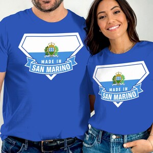 Made in San Marino T-Shirt, San Marino Flag, San Marino Pride, San Marino Gift, Tshirt for Men, Tshirt for Women, Gift for San Marinians