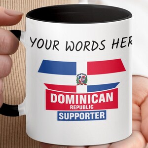 Dominican Republic Pride Mug: Personalized Coffee Tea Cup