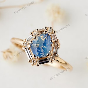 Gorgeous & Luxury Sapphire Ring-Blue Sapphire Ring for her-925 Sterling Silver-Beautiful Engagement ring-Valentine gift-Best gift for her