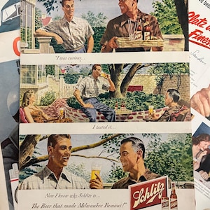 Schlitz Beer Vintage Magazine Ad