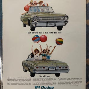 Dodge 64’ Vintage Magazine Ad