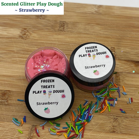 Buy Strawberry Ice Cream; Scented Glitter Play Dough (2oz Jar