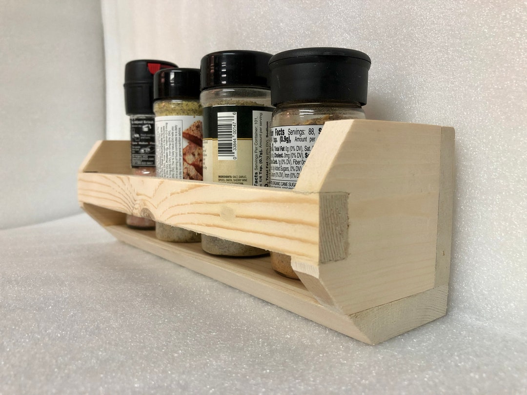Small Raw Wood Shelf can Be Wall Mounted With Included Etsy