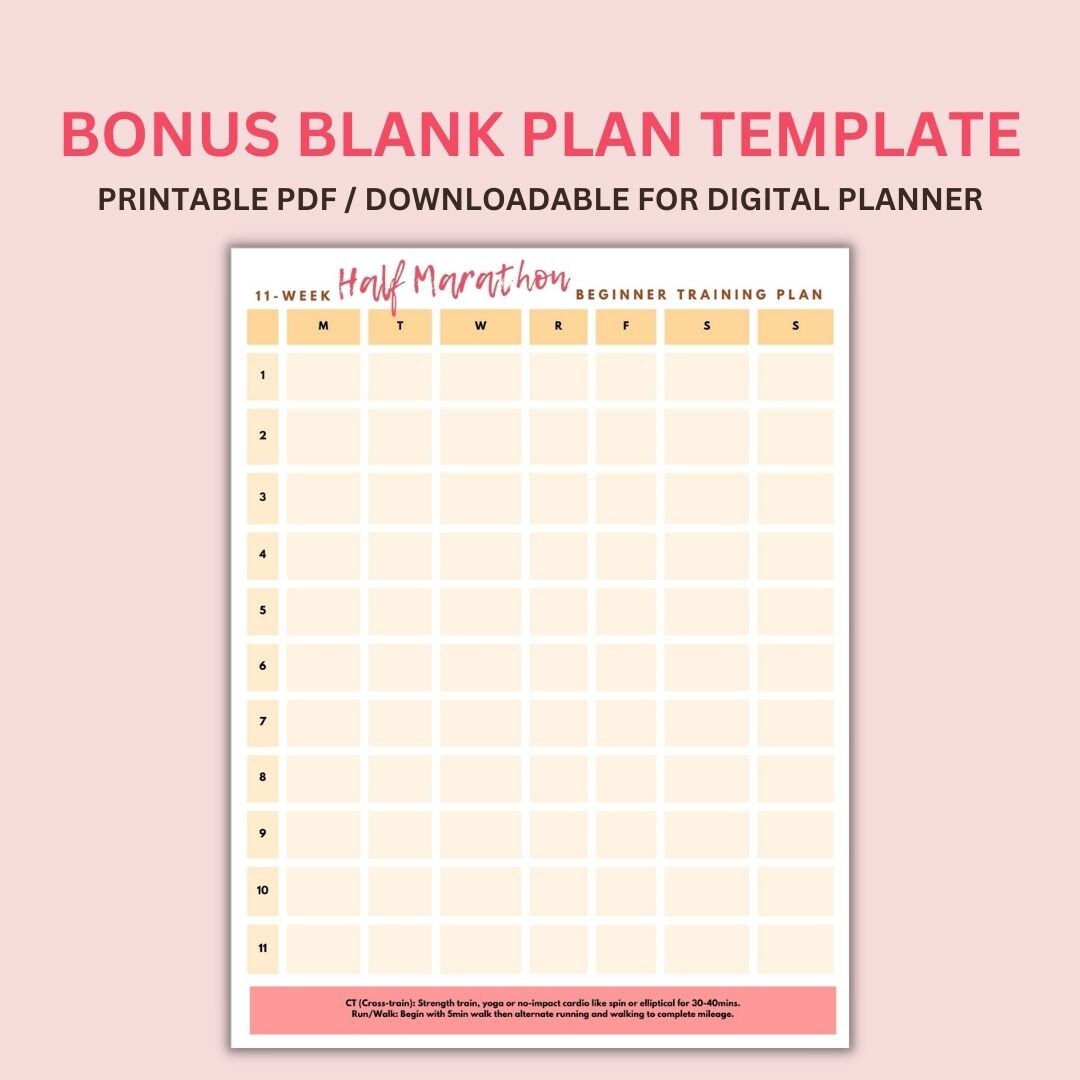 nrc half marathon plan