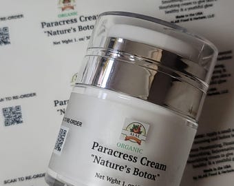 Paracress Cream (organic)- 1 oz jar