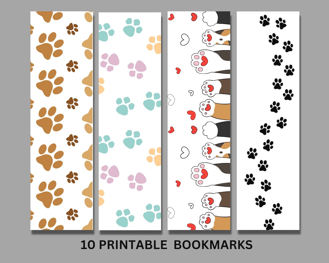 Printable Bookmarks, Printable Bookmarks for Kids, Gift for Booklover ...