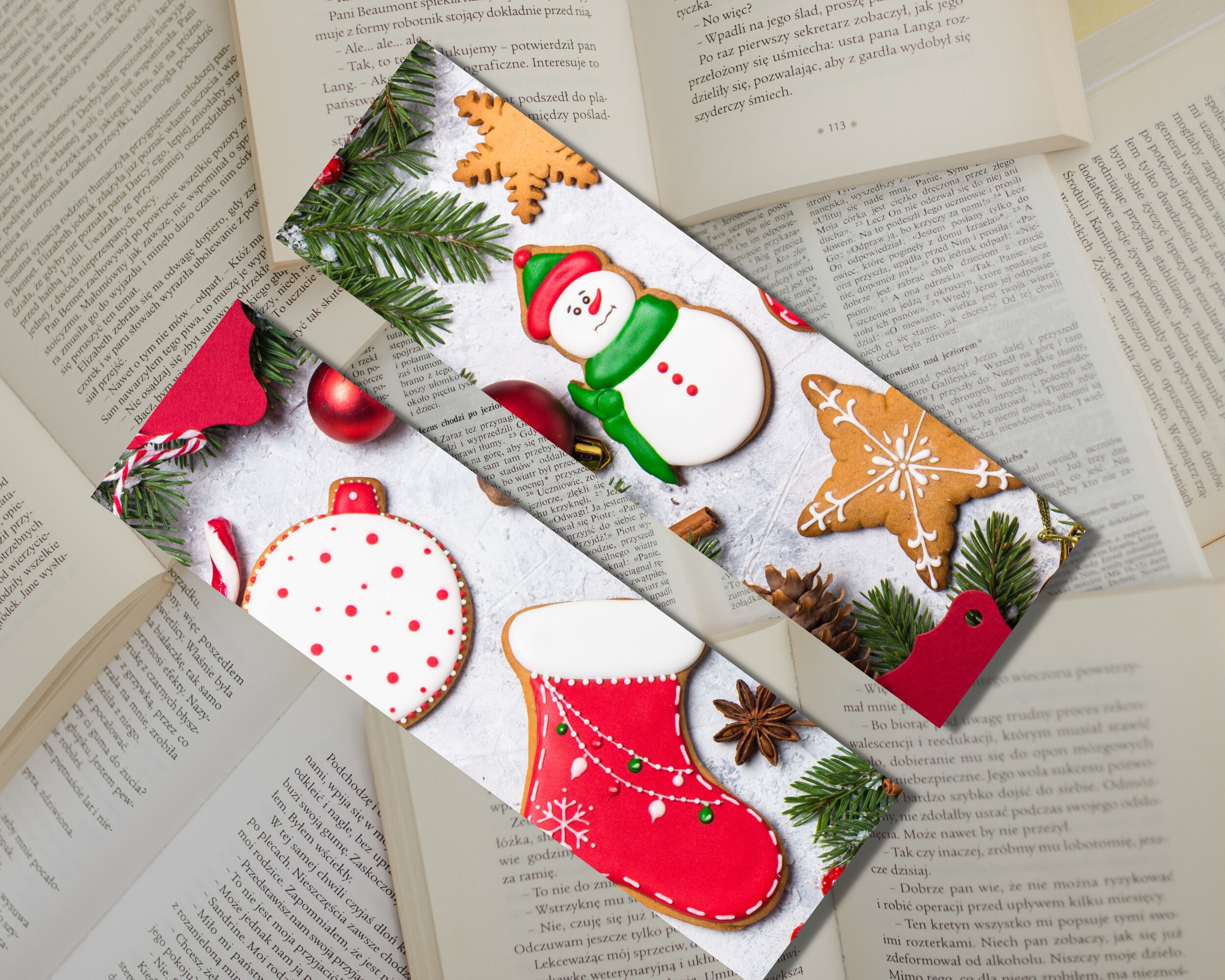 Printable Bookmarks Christmas Bookmarks Digital Bookmarks - Etsy