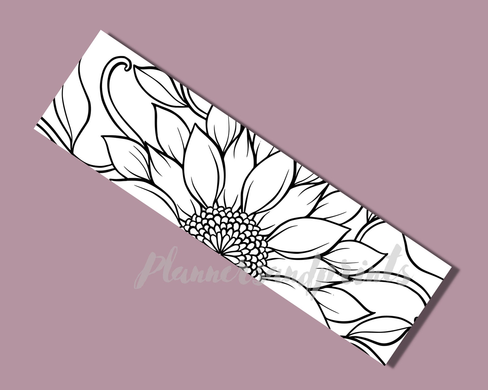 Printable Coloring Bookmarks Coloring Bookmarks for Adults Etsy