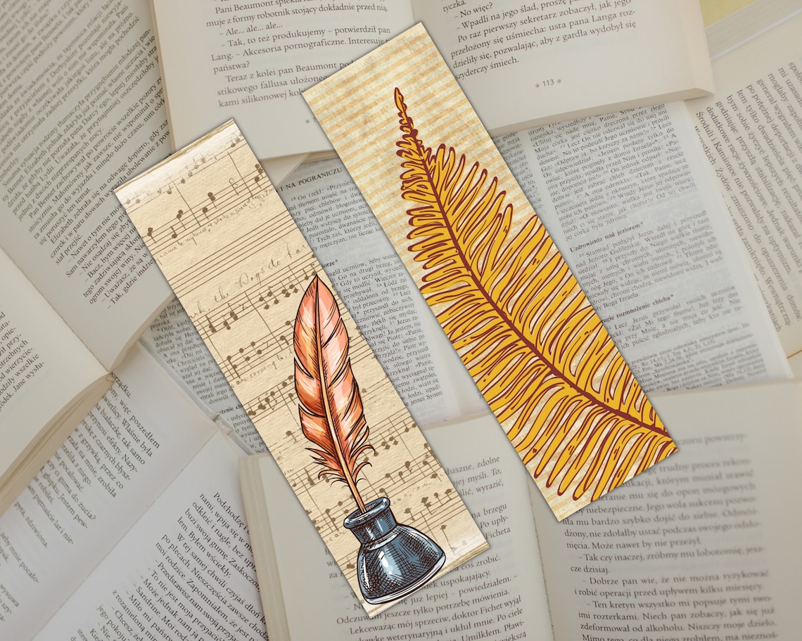 Printable Bookmarks, Set of 10, Vintage Prints, Bookmarks for Adult, Book Lover Gift, Digital ...