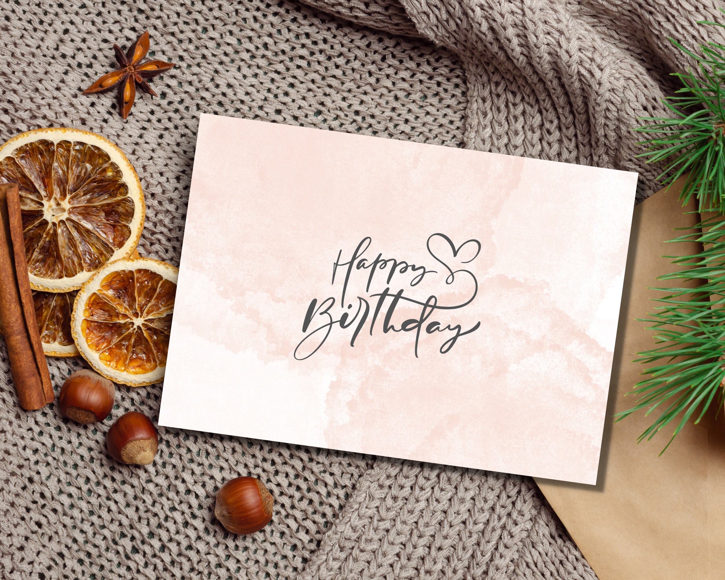 Happy Birthday Card Birthday Print Card Printable Birthday - Etsy