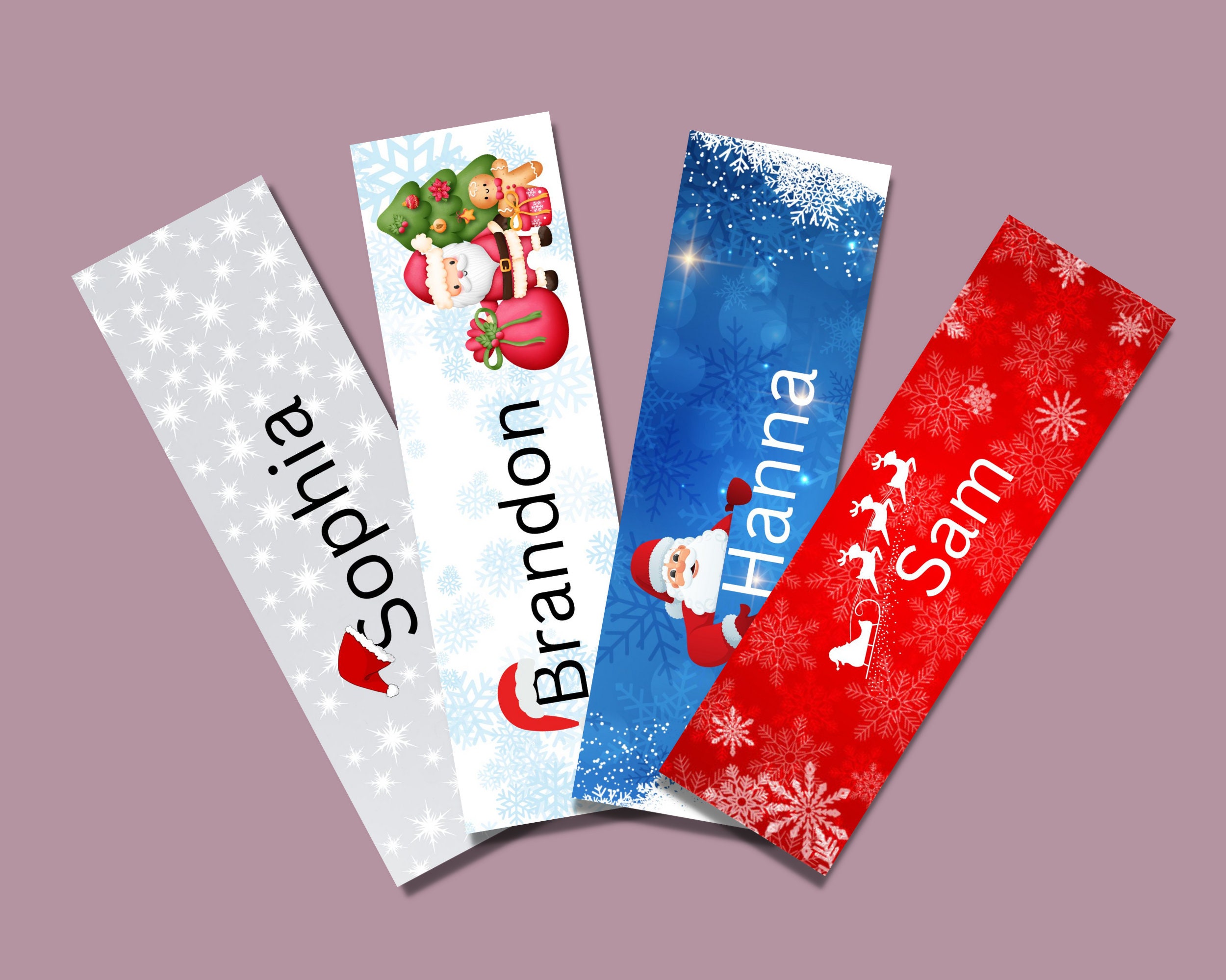 Printable Custom Bookmarks Printable Bookmarks for Kids Set of 4 Printable Custom Bookmarks Printable Bookmarks for Kids Set of 4