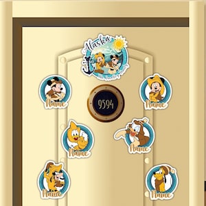 Alaska Disney Cruise Inspired Suite Door Magnets/Disney Alaska Door Magnet/Cruise Magnet/Disney Cruise Decor/Disney Cruise Magnet
