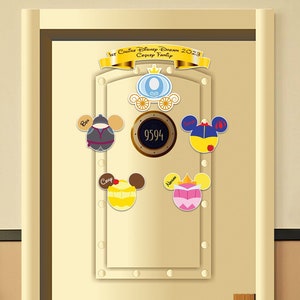 Dreamy Princess Disney Cruise Inspired Suite Door Magnets/ Dreamy Princess Door Magnets/Disney Cruise Magnet