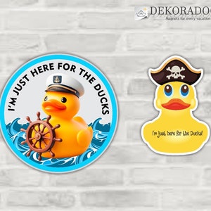 I'm Here for the Ducks! Disney Inspired Disney Cruise Suite Door Magnets/ Regular Mickey Door Magnet/ Cruise Magnet/ Disney Cruise Magnet/