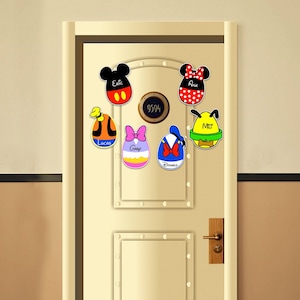Easter Mickey and Friends Inspired Disney Cruise Suite Door Magnets/ Door Magnet/ Cruise Magnet/ Disney Cruise Decor