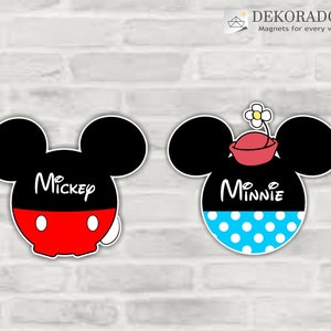 Vintage Minnie  and Mickey Disney Inspired Disney Cruise Suite Door Magnets/ Minnie Stateroom door magnet/ Vintage Minnie/ Vintage Mickey
