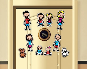 Disney Stick Family Disney inspiró Disney Cruise Suite Door Magnet/ Mickey Magnet/ Disney Cruise Family Magnet/